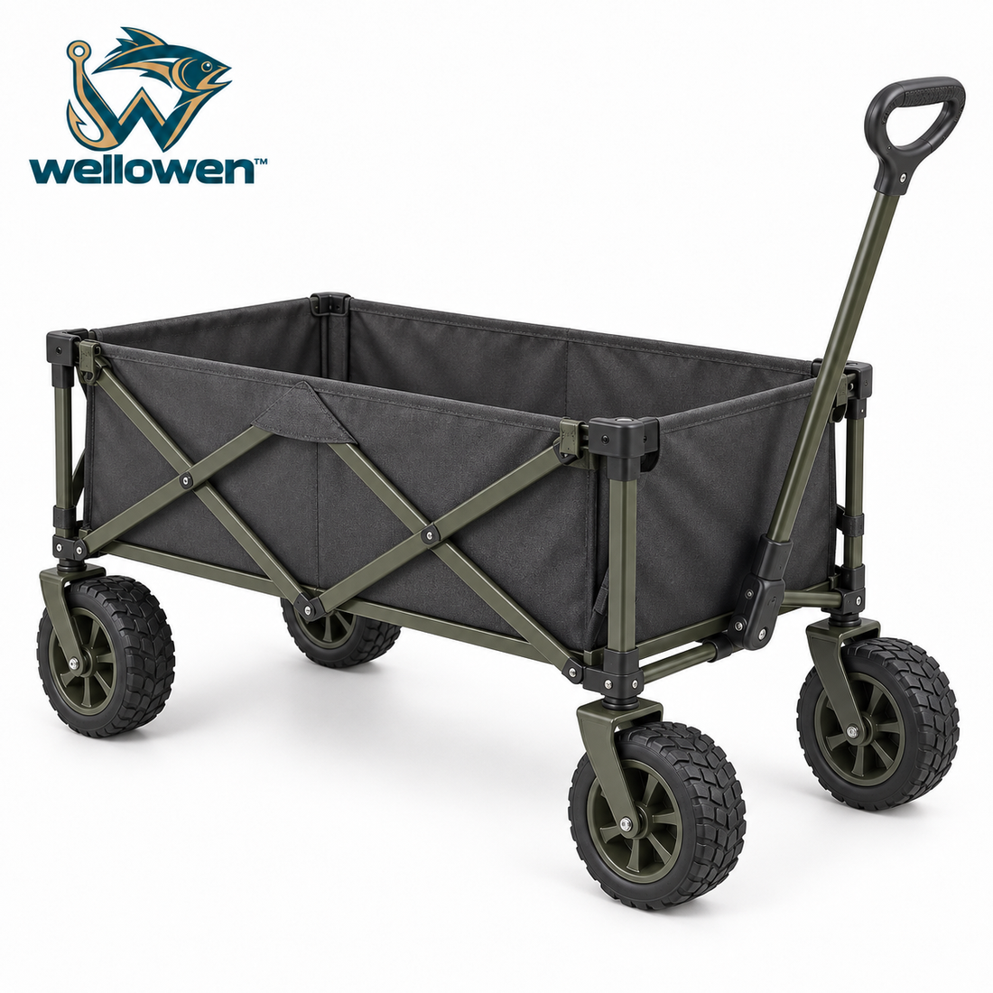 wellowen™ Folding Fishing Gear Wagon