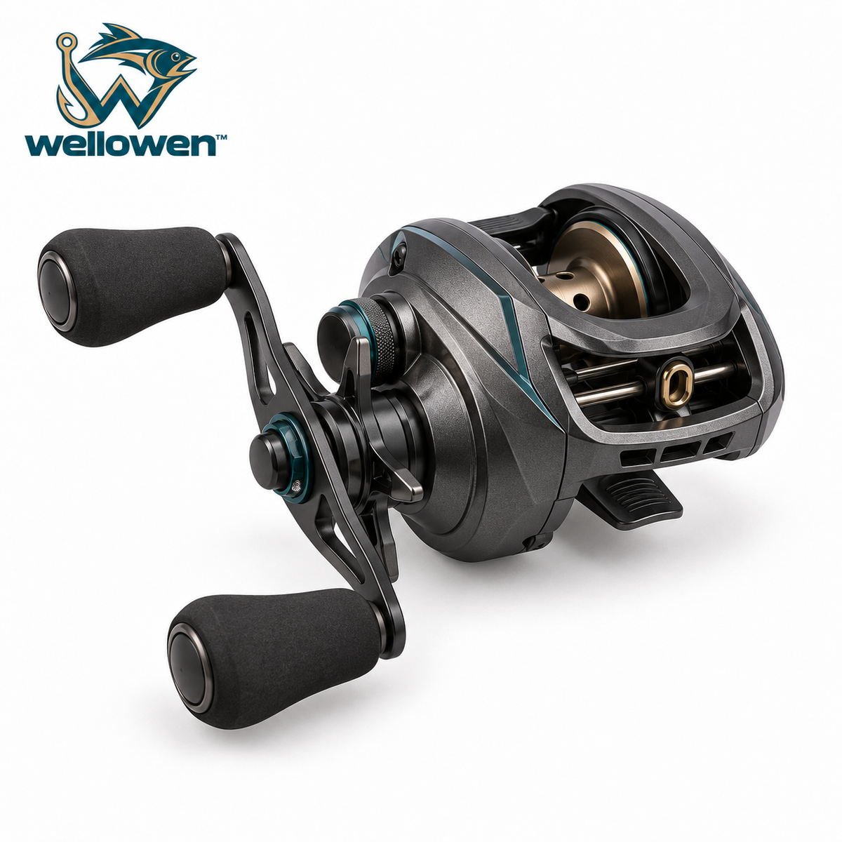 wellowen™ Low-Profile Baitcasting Reel