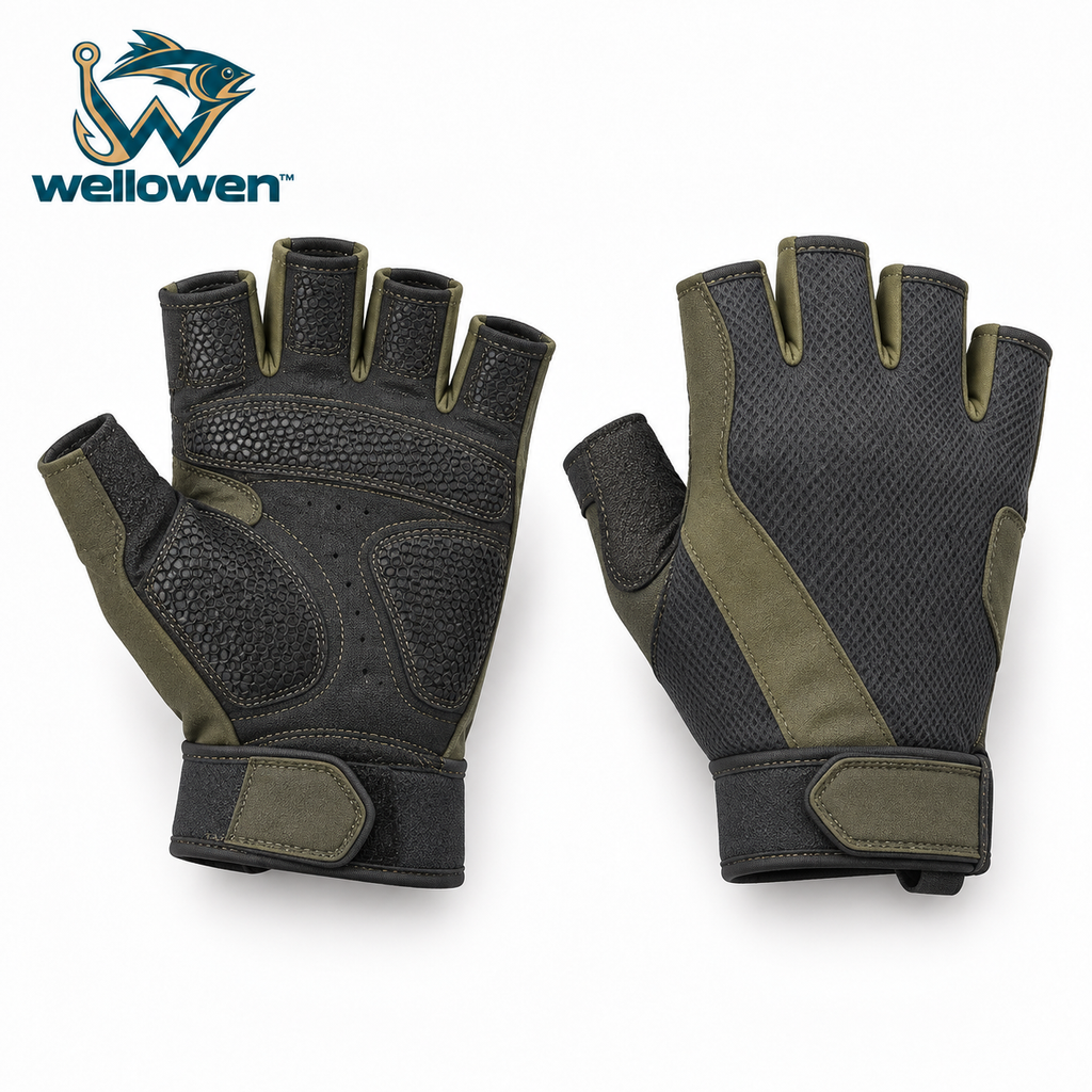 wellowen™ Fingerless Fishing Gloves