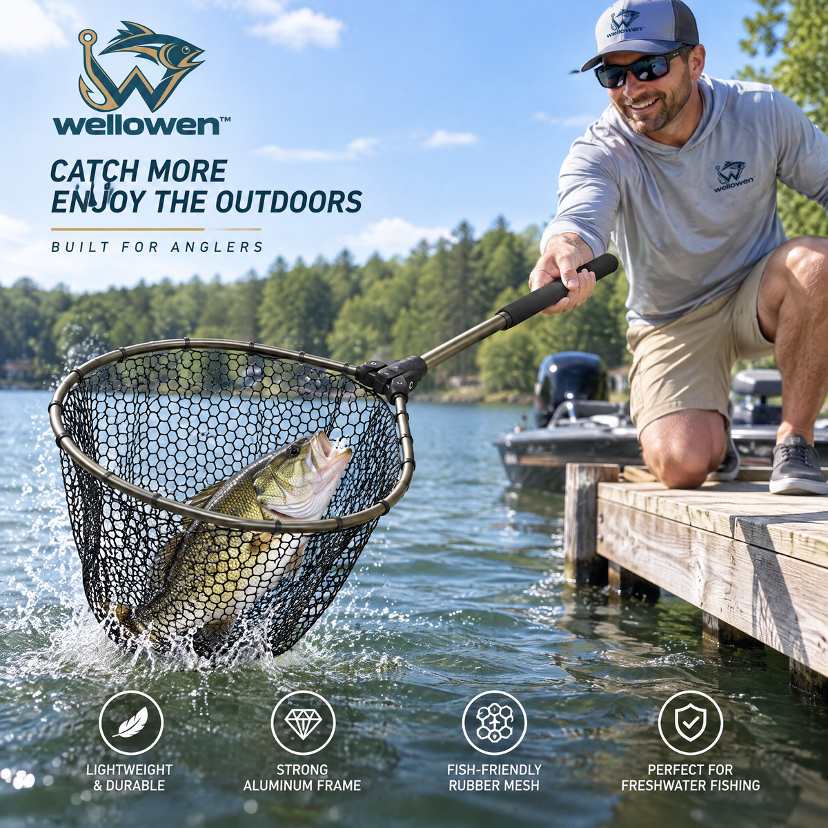 wellowen™ Folding Landing Net