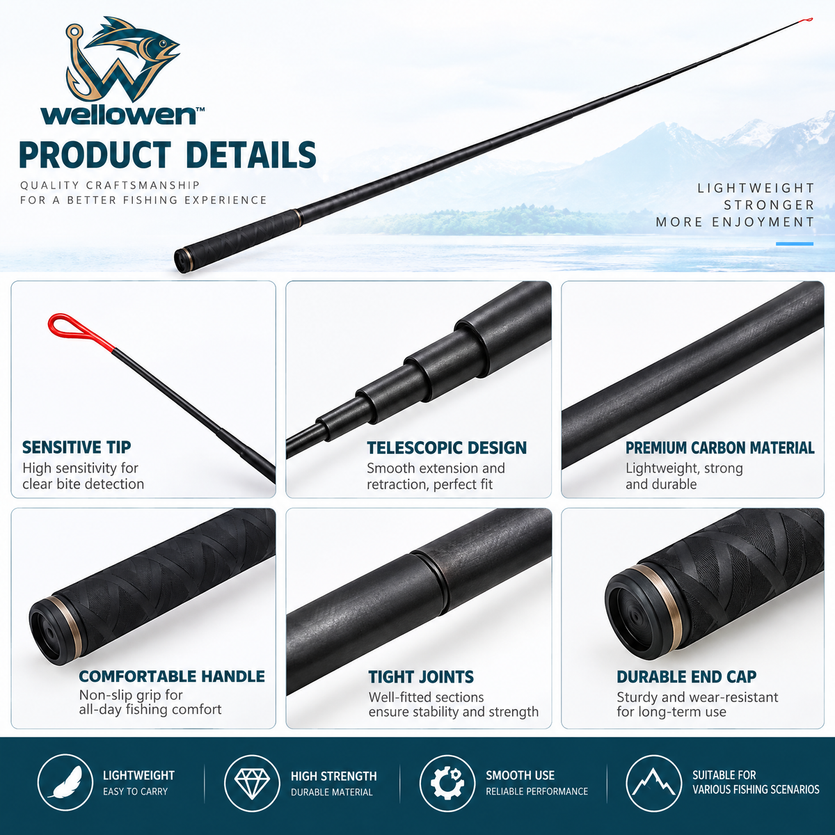 wellowen™ Telescopic Fishing Pole
