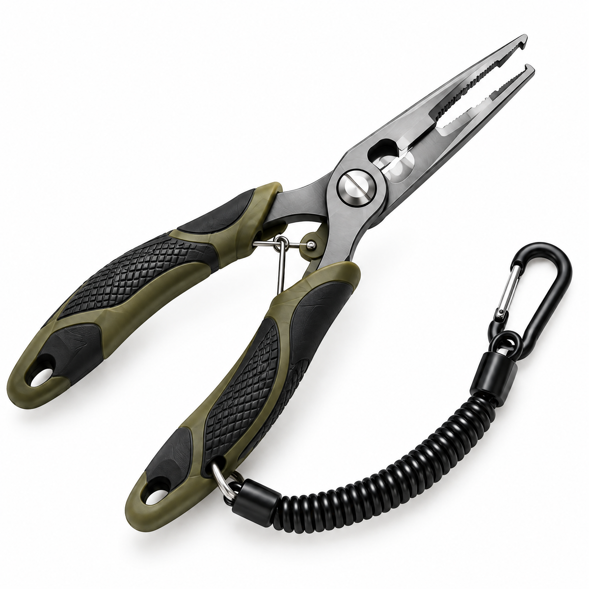 wellowen™ Fishing Pliers with Coiled Lanyard