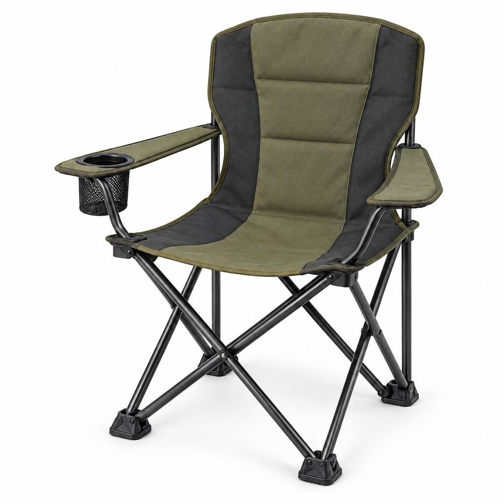 wellowen™ Folding Fishing Chair with Cup Holder