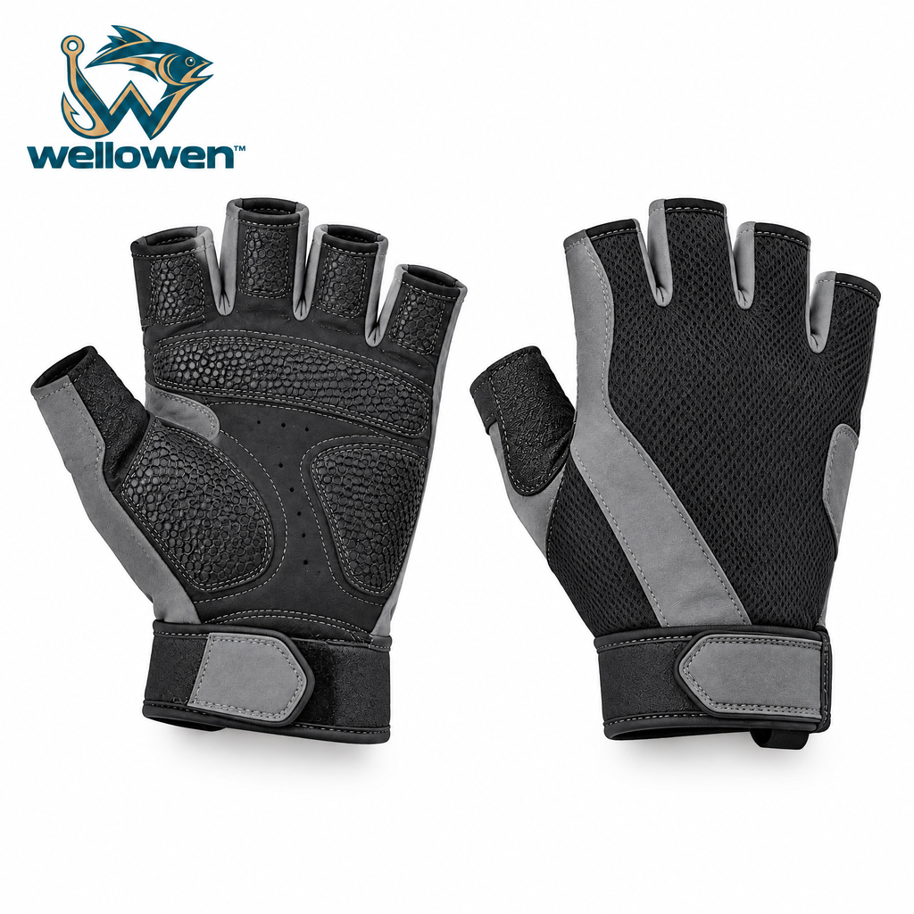 wellowen™ Fingerless Fishing Gloves