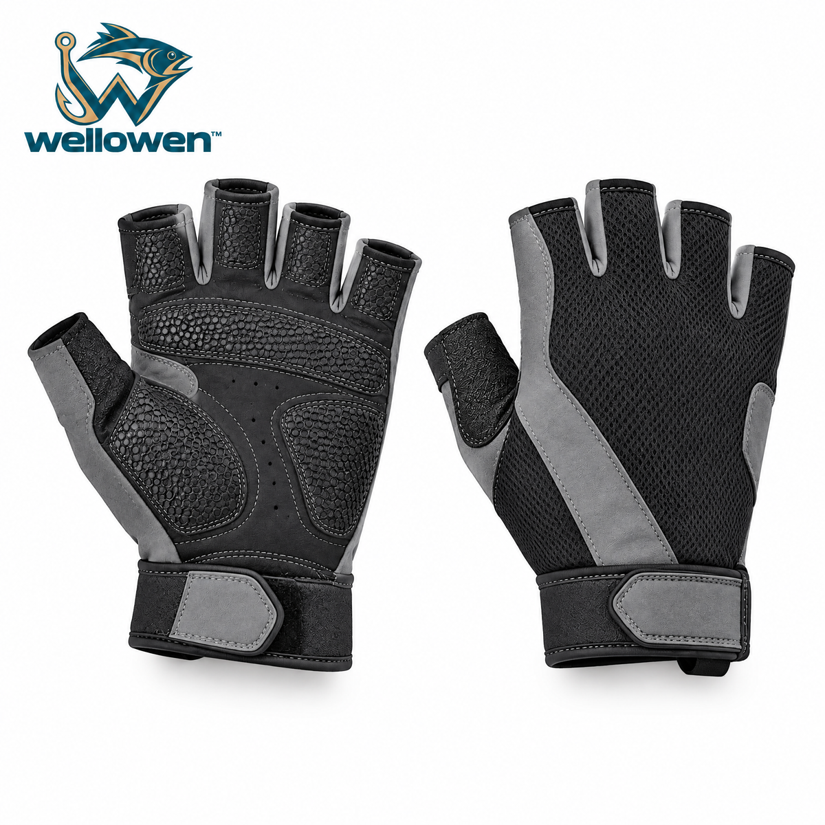 wellowen™ Fingerless Fishing Gloves